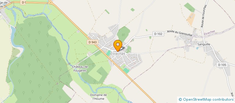 localisation de l'entreprise SCP GALLAY ET HEMERY à ETRECHET