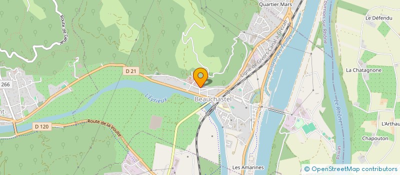 localisation de l'entreprise SCP GALLY  BEAUCHASTEL