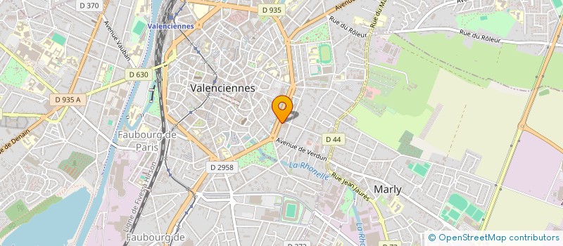 localisation de l'entreprise SCP GERARD COURTIN ET LOIC RUOL à VALENCIENNES