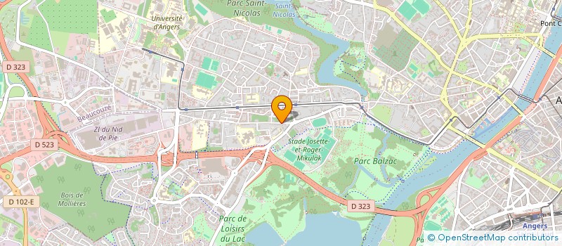 localisation de l'entreprise SCP GF FINANCES à ANGERS