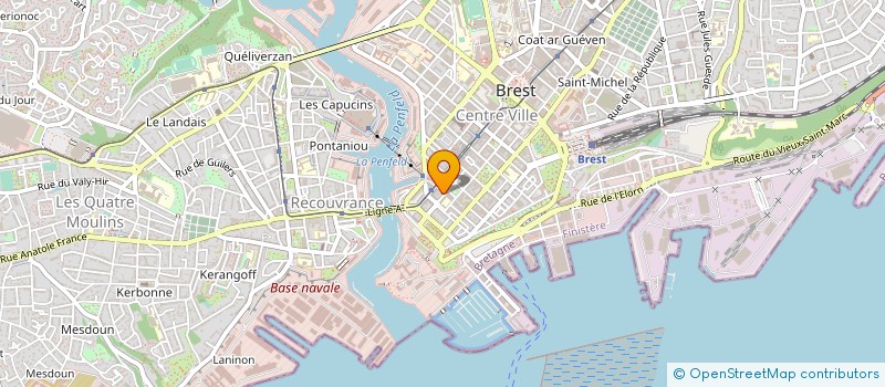 localisation de l'entreprise SCP GLOAGUEN PHILY à BREST
