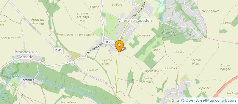 localisation de l'entreprise SCP GOSSEIN DUHEM à VILLERS-SUR-COUDUN