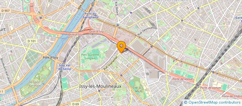 localisation de l'entreprise SCP GRAVEN à ISSY-LES-MOULINEAUX