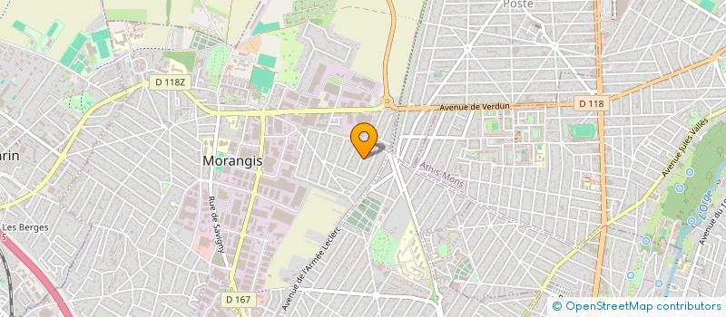 localisation de l'entreprise SCP GREGOGNA MEURICHE à MORANGIS