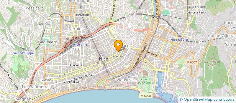 localisation de l'entreprise SCP GUASTELLA & ASSOCIES à NICE