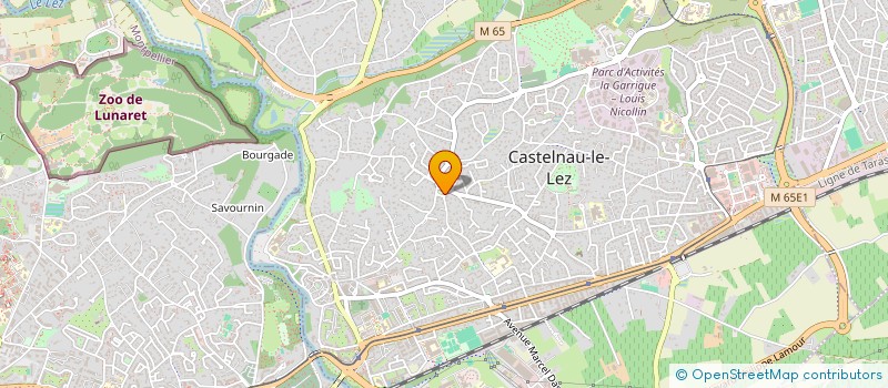 localisation de l'entreprise SCP GUENEBAUD-CANIZARES MASSEURS KINESI. à CASTELNAU-LE-LEZ