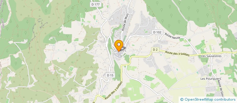 localisation de l'entreprise SCP GUY FRAYCHINAUD - CHRISTOPHE LERSY à GORDES