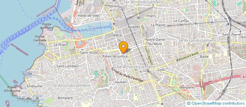 localisation de l'entreprise SCP HADDAD-LAVIGNAC  MARSEILLE