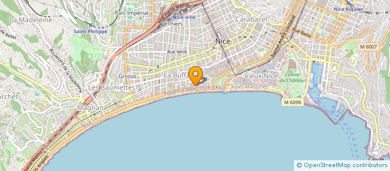localisation de l'entreprise SCP HAUTECOEUR ET ROUCH-HERVET  NICE