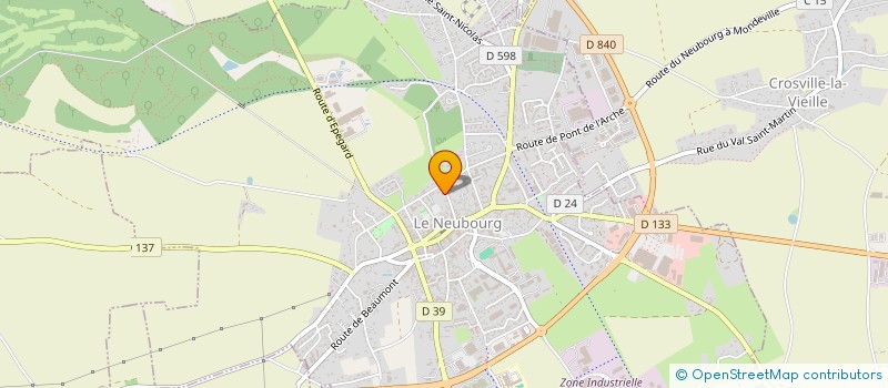 localisation de l'entreprise SCP HECLE  LE NEUBOURG