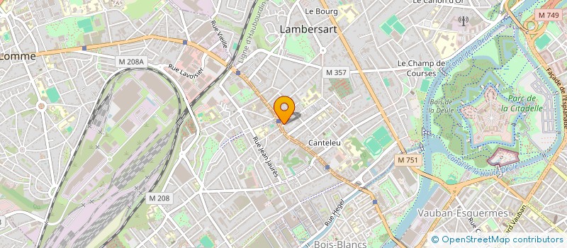 localisation de l'entreprise SCP HEMELSOET LEVEQUE à LAMBERSART