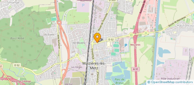 localisation de l'entreprise SCP HENNEQUIN ET SCHAEFER VETERINAIRES  MAIZIERES LES METZ