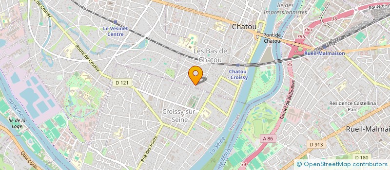 localisation de l'entreprise SCP HOLDING  CHATOU