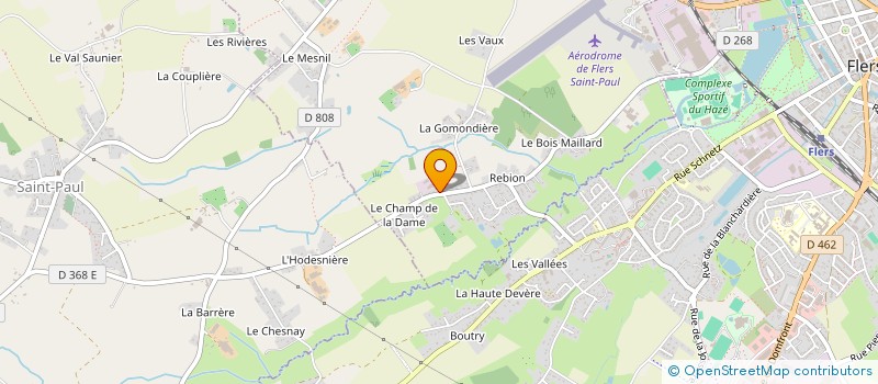 localisation de l'entreprise SCP HUB à LA LANDE-PATRY