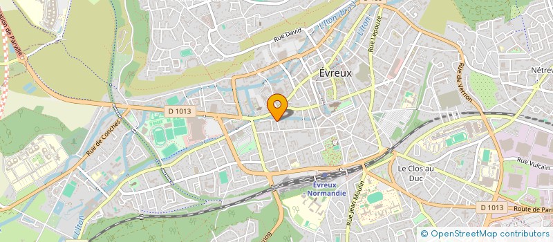 localisation de l'entreprise SCP HUBERT - ABRY LEMAITRE à EVREUX