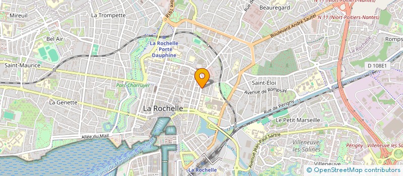 localisation de l'entreprise SCP HUBERT LAVOISSIERE DIDIER GUEILHERS  LA ROCHELLE