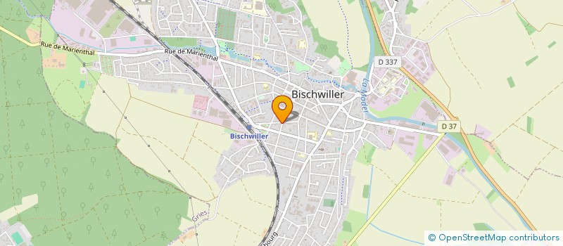 localisation de l'entreprise SCP HUISSIERS JUSTICE DIMARTINO & MORITZ à BISCHWILLER