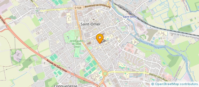 localisation de l'entreprise SCP IBO  SAINT-OMER