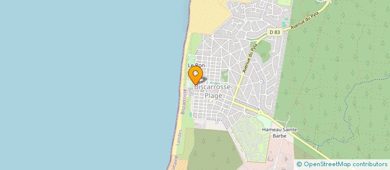 localisation de l'entreprise SCP ILAN  BISCARROSSE