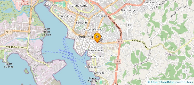 localisation de l'entreprise SCP INFIRMIER DOLLIN-CHIRLIAS-ELICE-AUTR à POINTE A PITRE