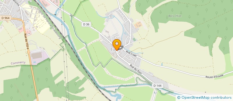 localisation de l'entreprise SCP INFIRMIERES ASSOCIEES à EUVILLE