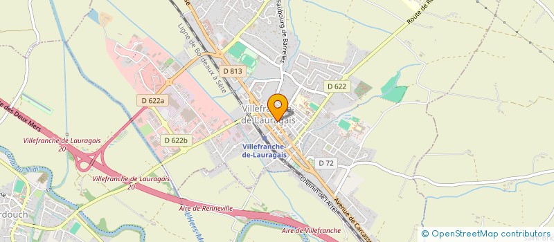 localisation de l'entreprise SCP INFIRMIERES BRUCKER MAURY CECE  VILLEFRANCHE-DE-LAURAGAIS