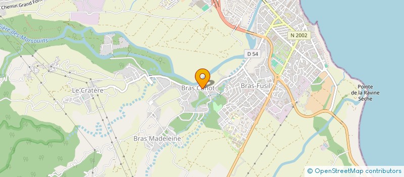 localisation de l'entreprise SCP INFIRMIERES DE BRAS CANOT à SAINT-BENOIT