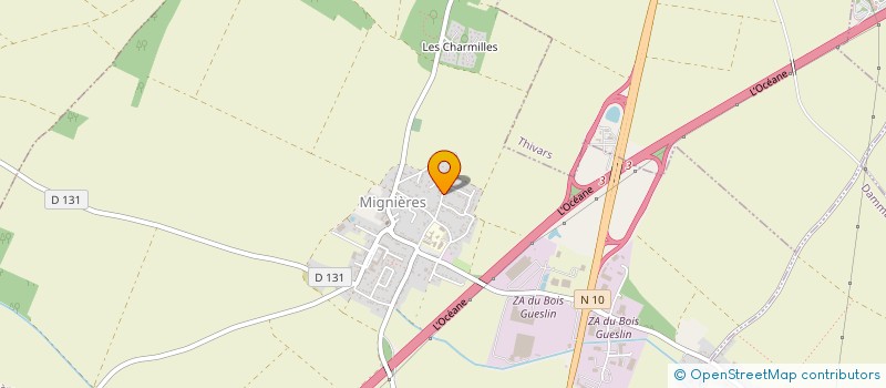 localisation de l'entreprise SCP INFIRMIERES JOLIER LABONDE à MIGNIERES