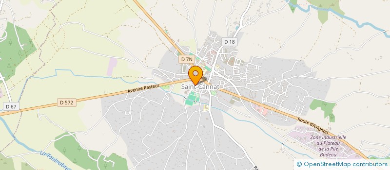 localisation de l'entreprise SCP INFIRMIERES LECARME ET DI GALLO  SAINT-CANNAT