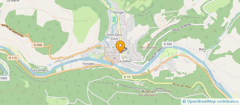 localisation de l'entreprise SCP INFIRMIERES NOBLE VAL  SAINT-ANTONIN-NOBLE-VAL