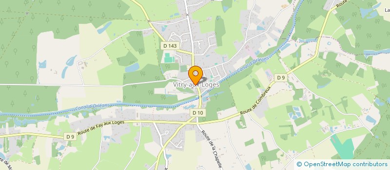 localisation de l'entreprise SCP INFIRMIERES PINSON PAVARD à VITRY-AUX-LOGES