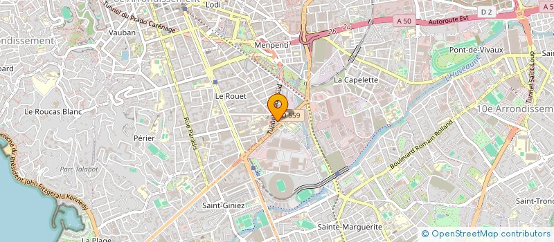 localisation de l'entreprise SCP INFIRMIERES R.REMY-BIGO B.FERRIOL  MARSEILLE