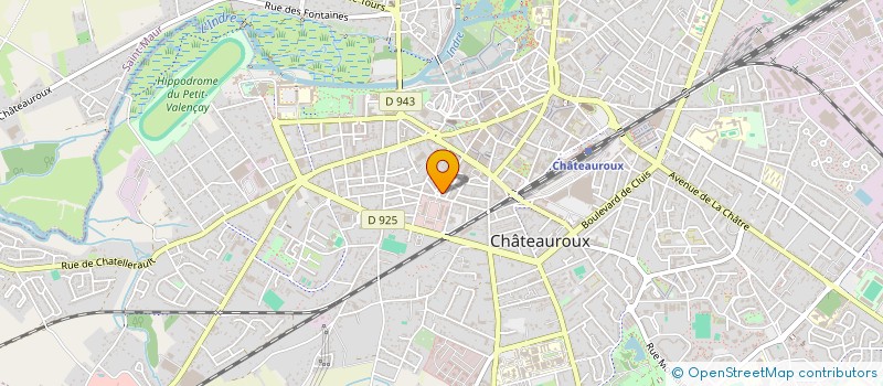 localisation de l'entreprise SCP INFIRMIERS SALLE CHAUSSET MONJAL à CHATEAUROUX