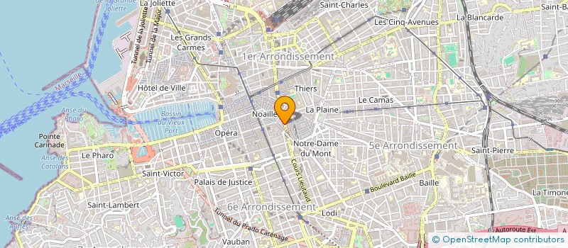 localisation de l'entreprise SCP J.P LOUIS & A. LAGEAT- SOCIETE CIVILE PROFESSIONNELLE DE MANDATAIRES JUDICIAIRES à MARSEILLE