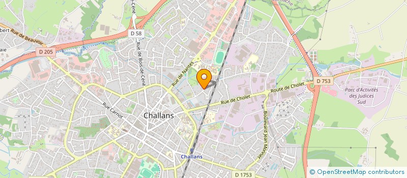 localisation de l'entreprise SCP JALE à CHALLANS