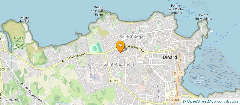 localisation de l'entreprise SCP JANICKI  SAINT-LUNAIRE