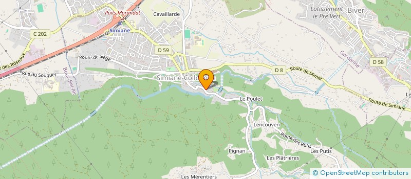 localisation de l'entreprise SCP JAR  SIMIANE-COLLONGUE