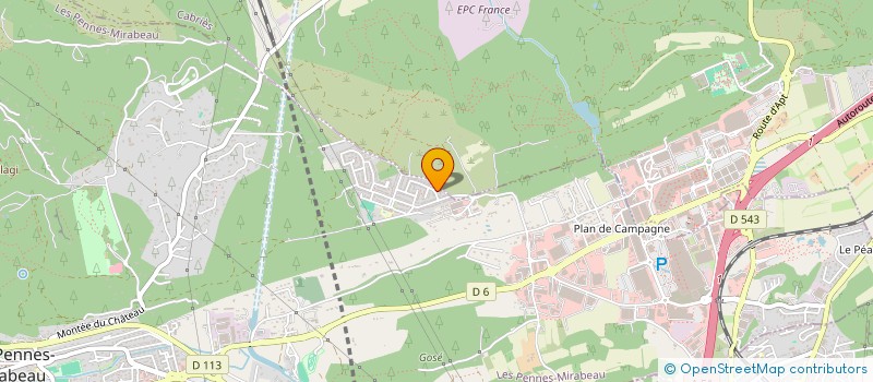 localisation de l'entreprise SCP JB SUD à LES PENNES-MIRABEAU