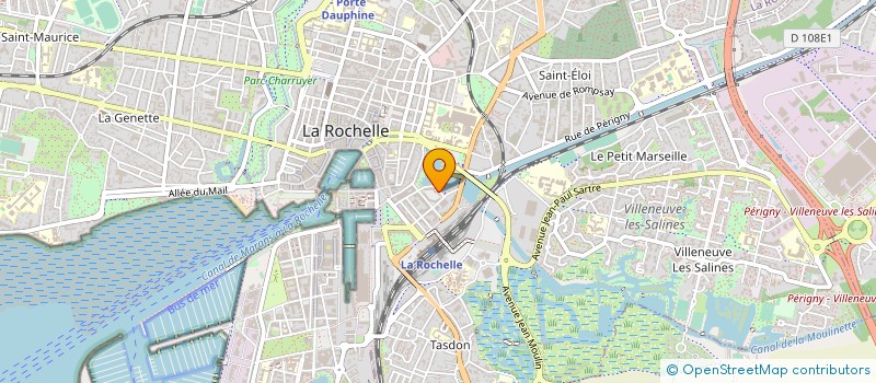 localisation de l'entreprise SCP JEAN FRANCOIS VATRE à LA ROCHELLE