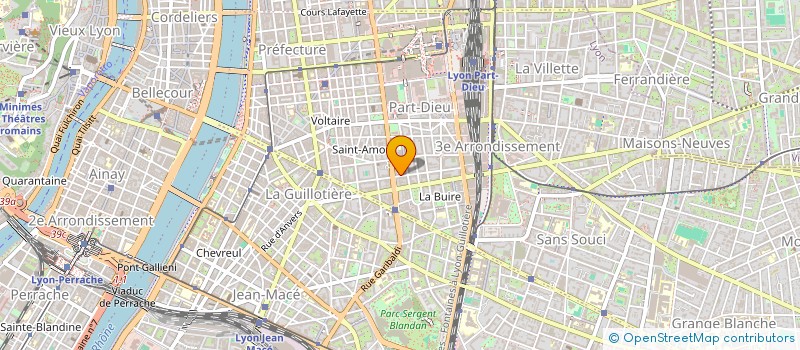 localisation de l'entreprise SCP JEAN-JACQUES CHARLET ET FABRICE DEVELAY HUISSIERS DE JUSTICE ASSOCIES  LYON