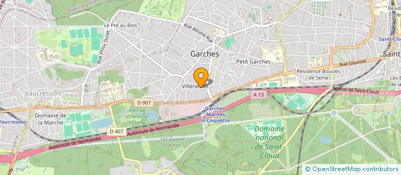 localisation de l'entreprise SCP JEAN MARIE MAROILLE PHILIPPE MAROILL à GARCHES