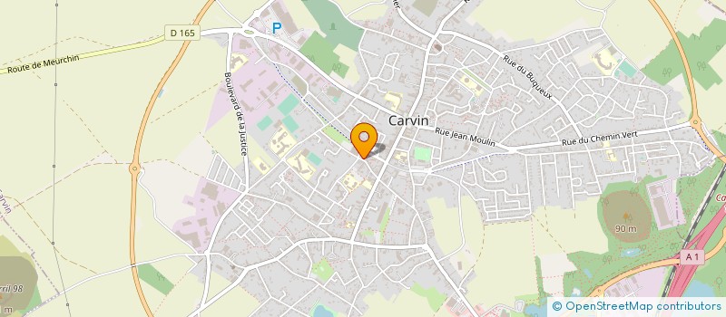 localisation de l'entreprise SCP JEAN-PIERRE BAVIERE  CARVIN