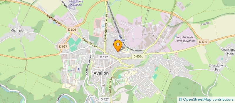 localisation de l'entreprise SCP JEANNIN-GOUARD-RINCON à AVALLON