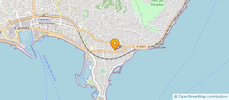 localisation de l'entreprise SCP JEROME à CANNES