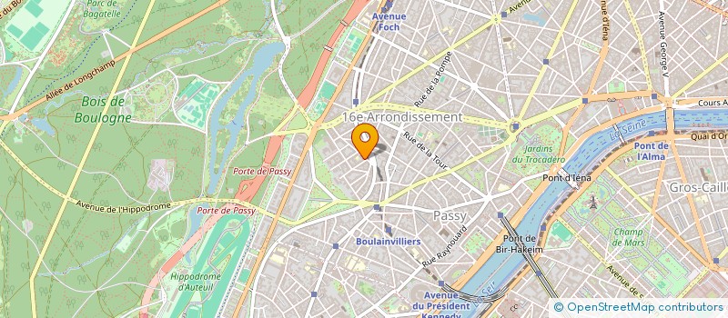 localisation de l'entreprise SCP JPGS  PARIS