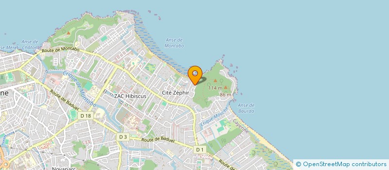 localisation de l'entreprise SCP JXL  CAYENNE