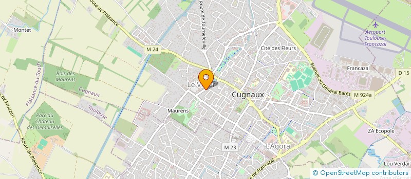 localisation de l'entreprise SCP KINES CUGNAUX VIVIER à CUGNAUX