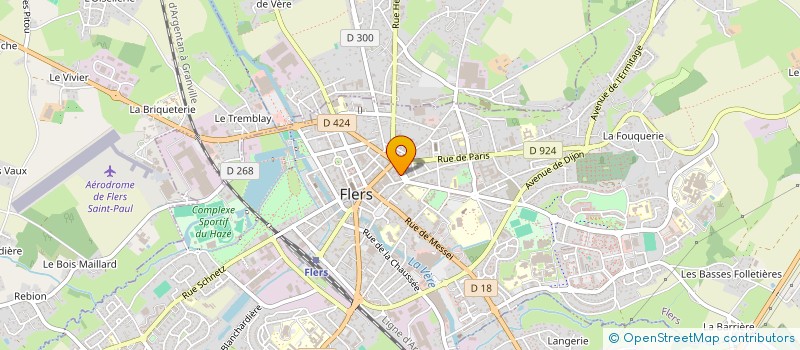 localisation de l'entreprise SCP KLAINE ROGER GALLOT INFIRMIERES ASS à FLERS
