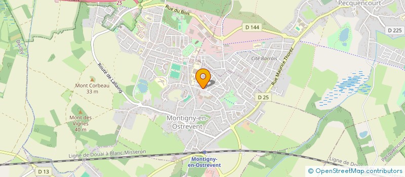 localisation de l'entreprise SCP KORUS CZAICKI CHEVALIER DEBANDE DEMAESENIER  MONTIGNY-EN-OSTREVENT