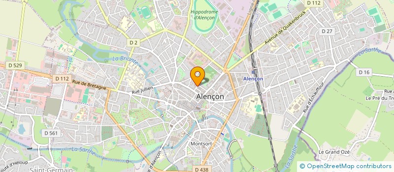 localisation de l'entreprise SCP L HUISSIER GERMERIE à ALENCON